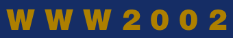 WWW2002 Masthead